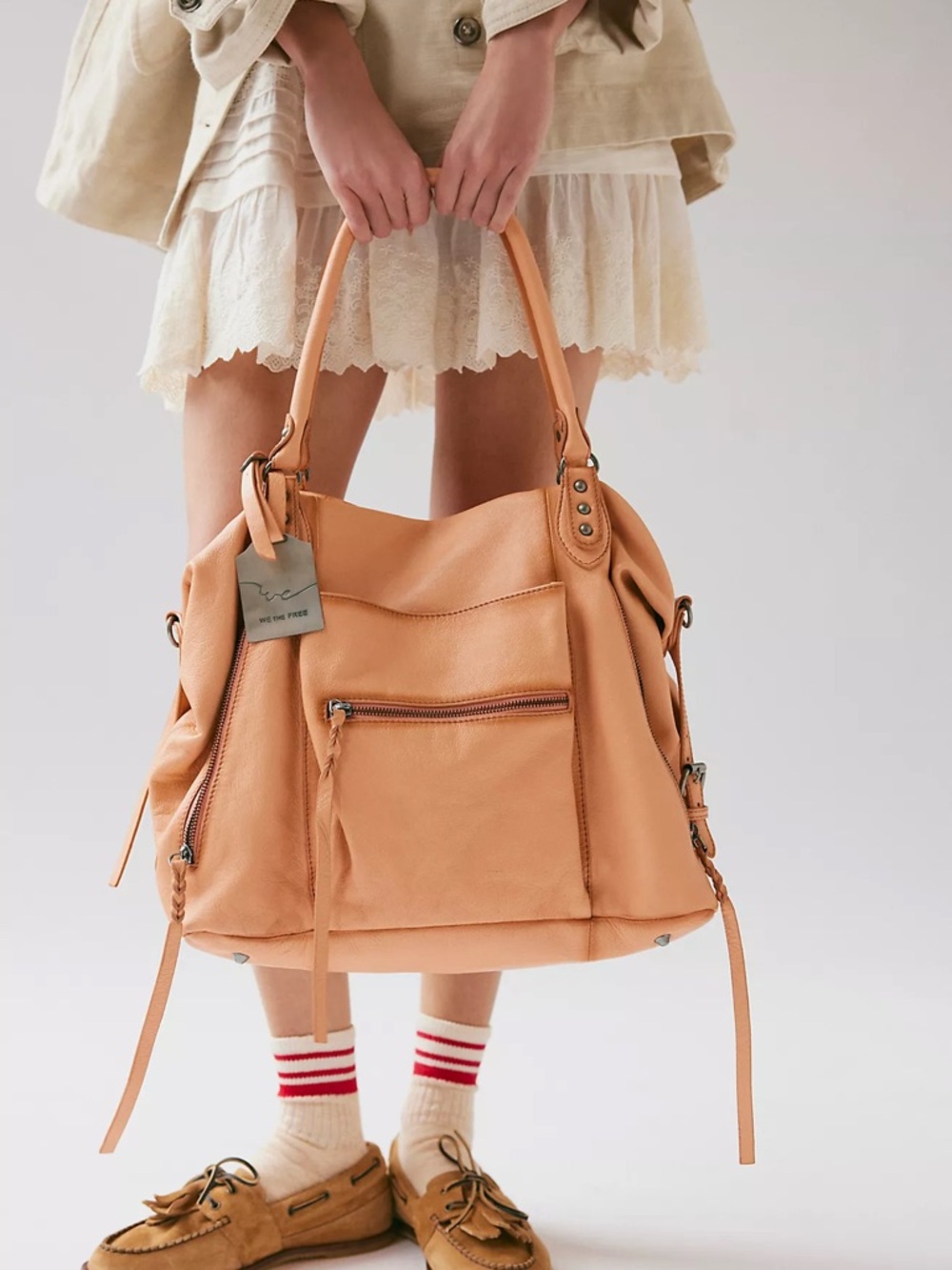 Free people We The Free Emerson Tote Bag apricot